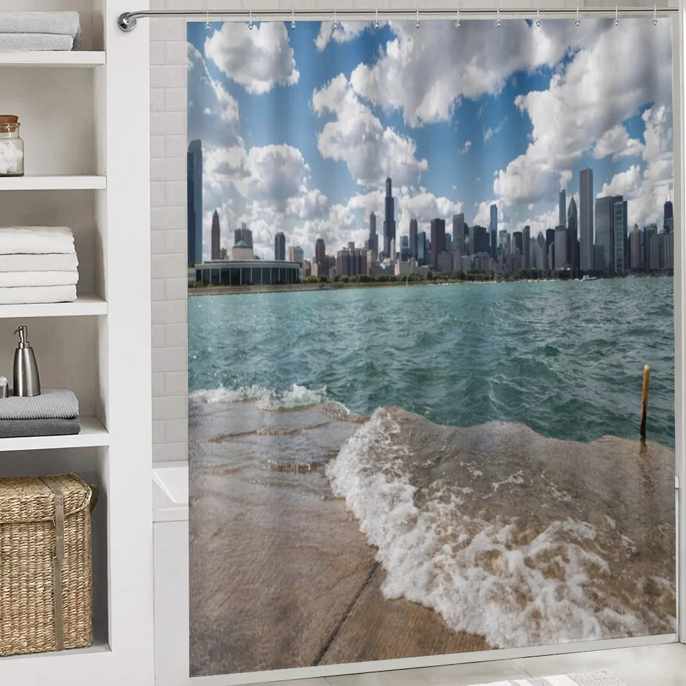 Chicago Skyline and Lake — Detail 4