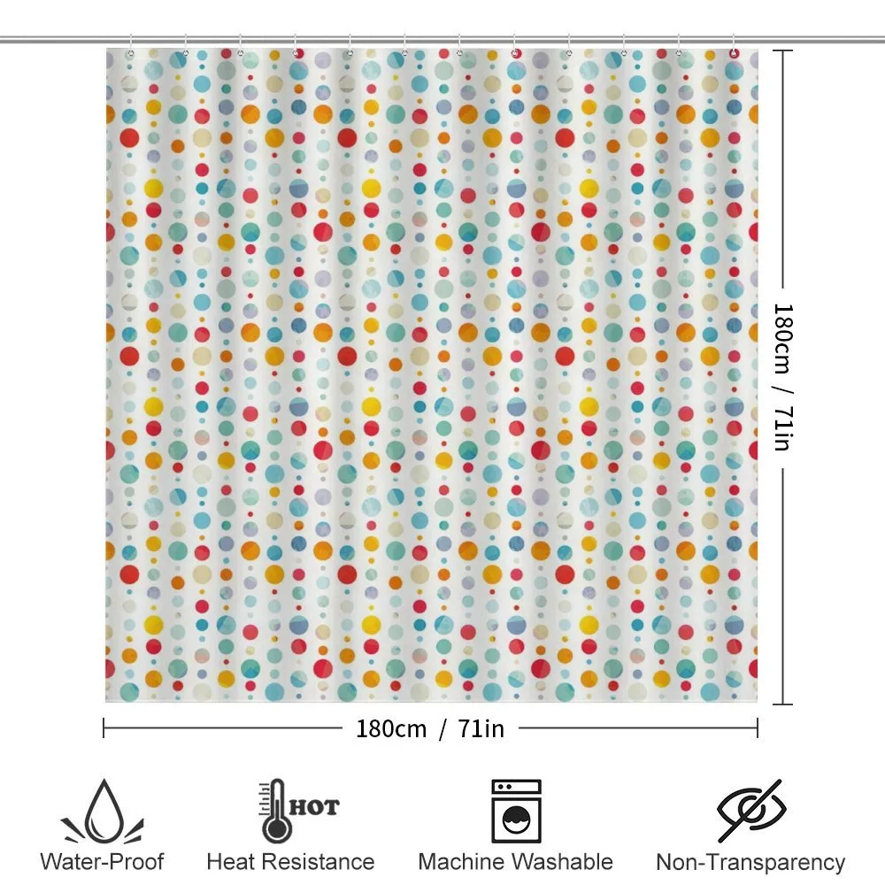 Colorful Large Dots — Detail 2