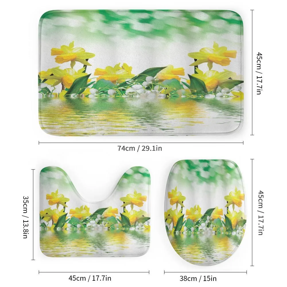 Daffodil Garden Art on Water — Detail 1