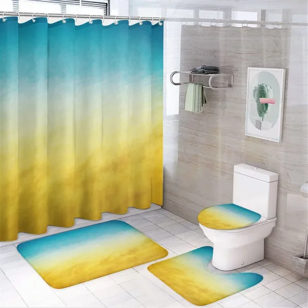 Dreamy Beach on a shower curtain