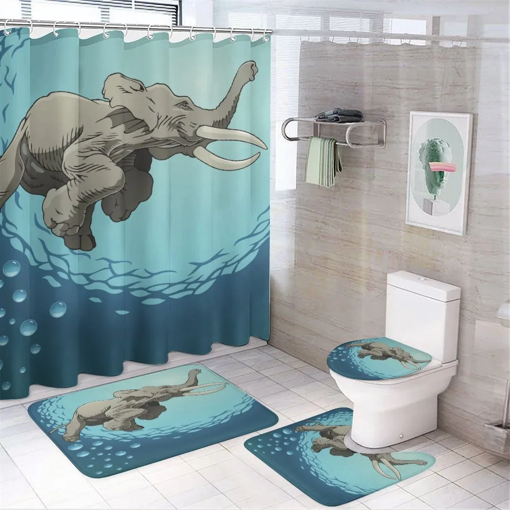Elephant in Tropic Ocean — Your design