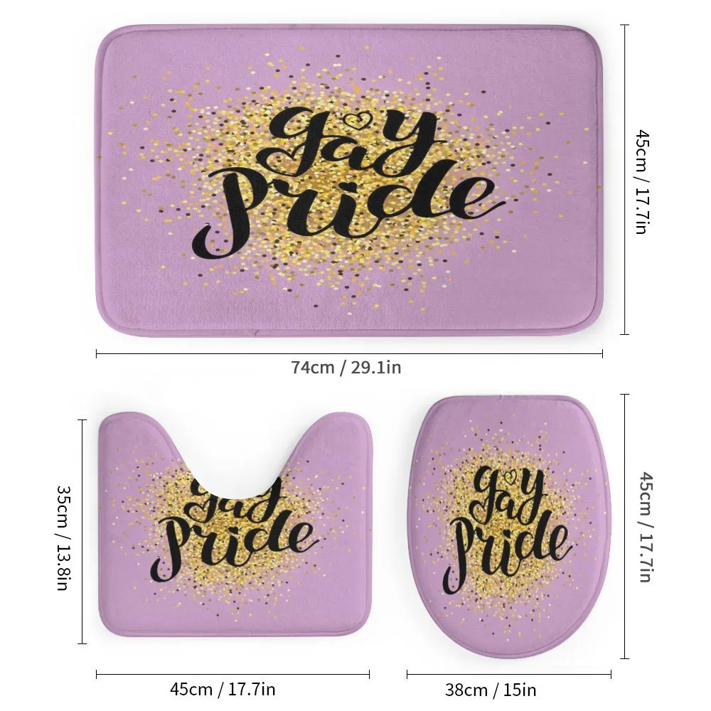 Gay Pride Dots on Lilac — Detail 1