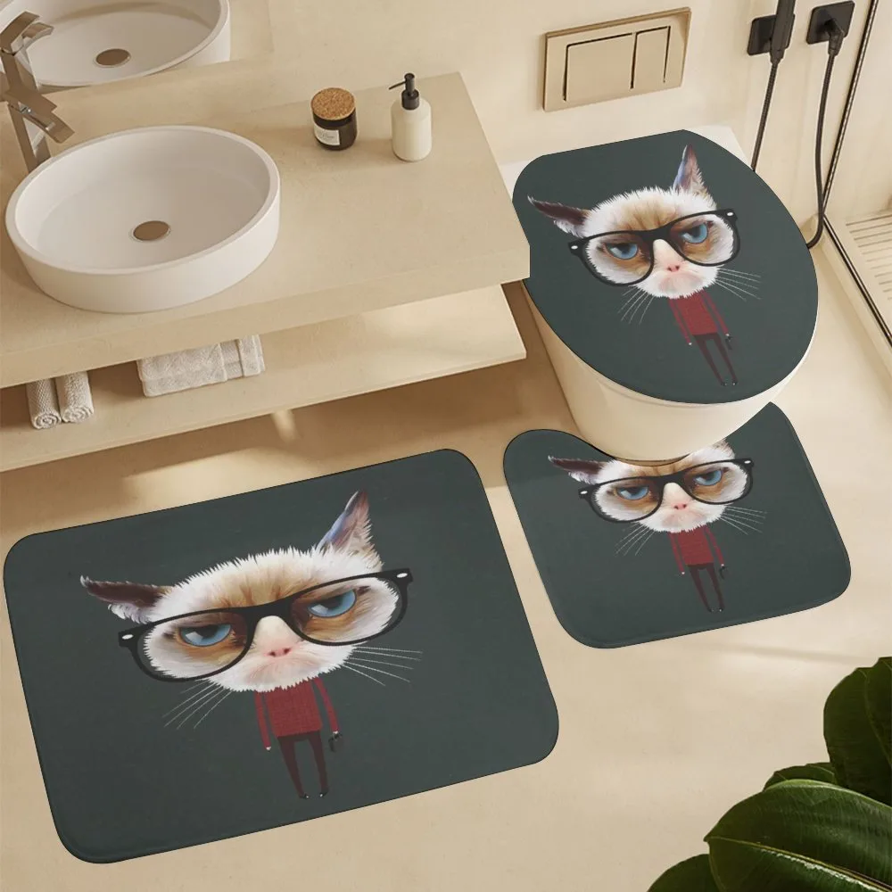 Hipster Feline with Giant Head — Detail 5