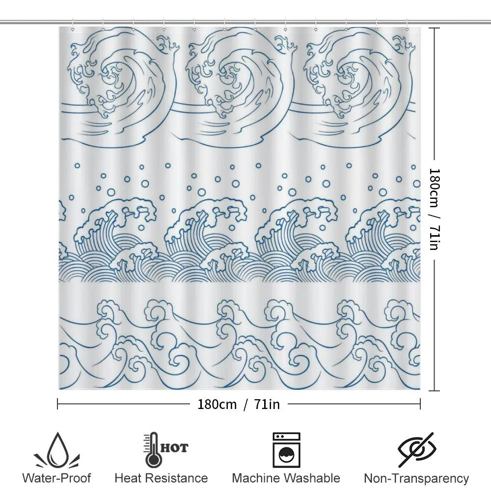 Japanese Kanagawa Wave — Detail 2