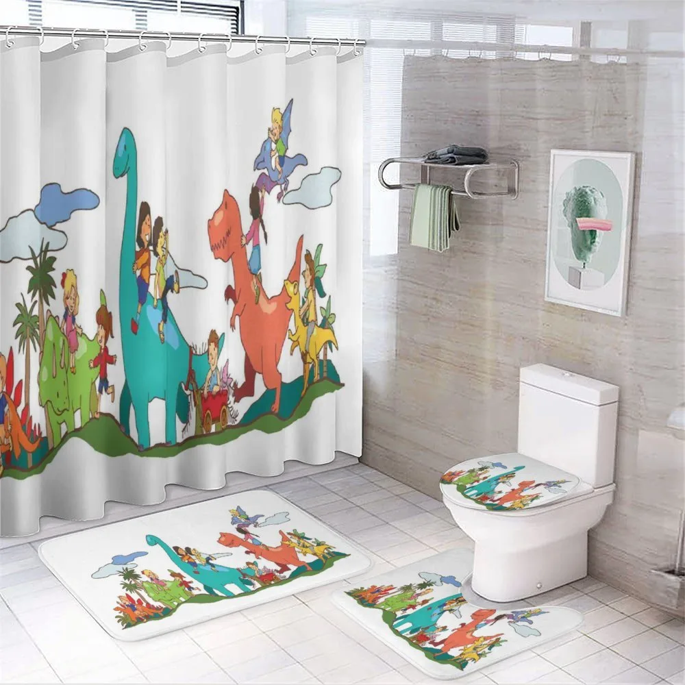Kids Playing Dinosaurs — Your design