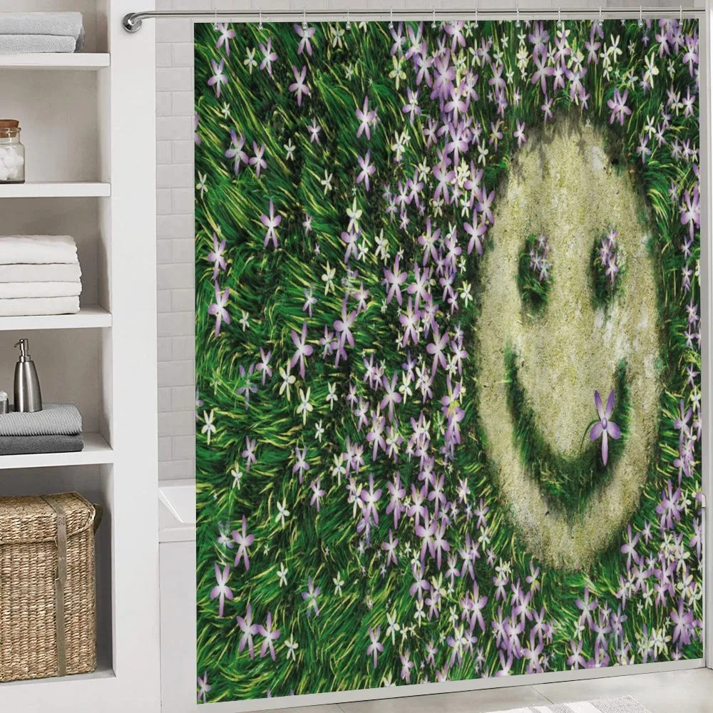 Smiley Emoticon on Grass — Detail 4