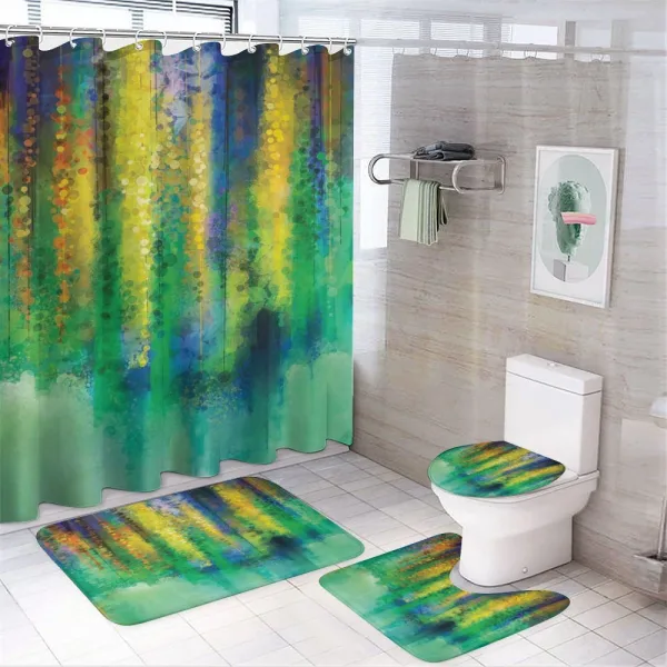 Spring Flowers on a shower curtain