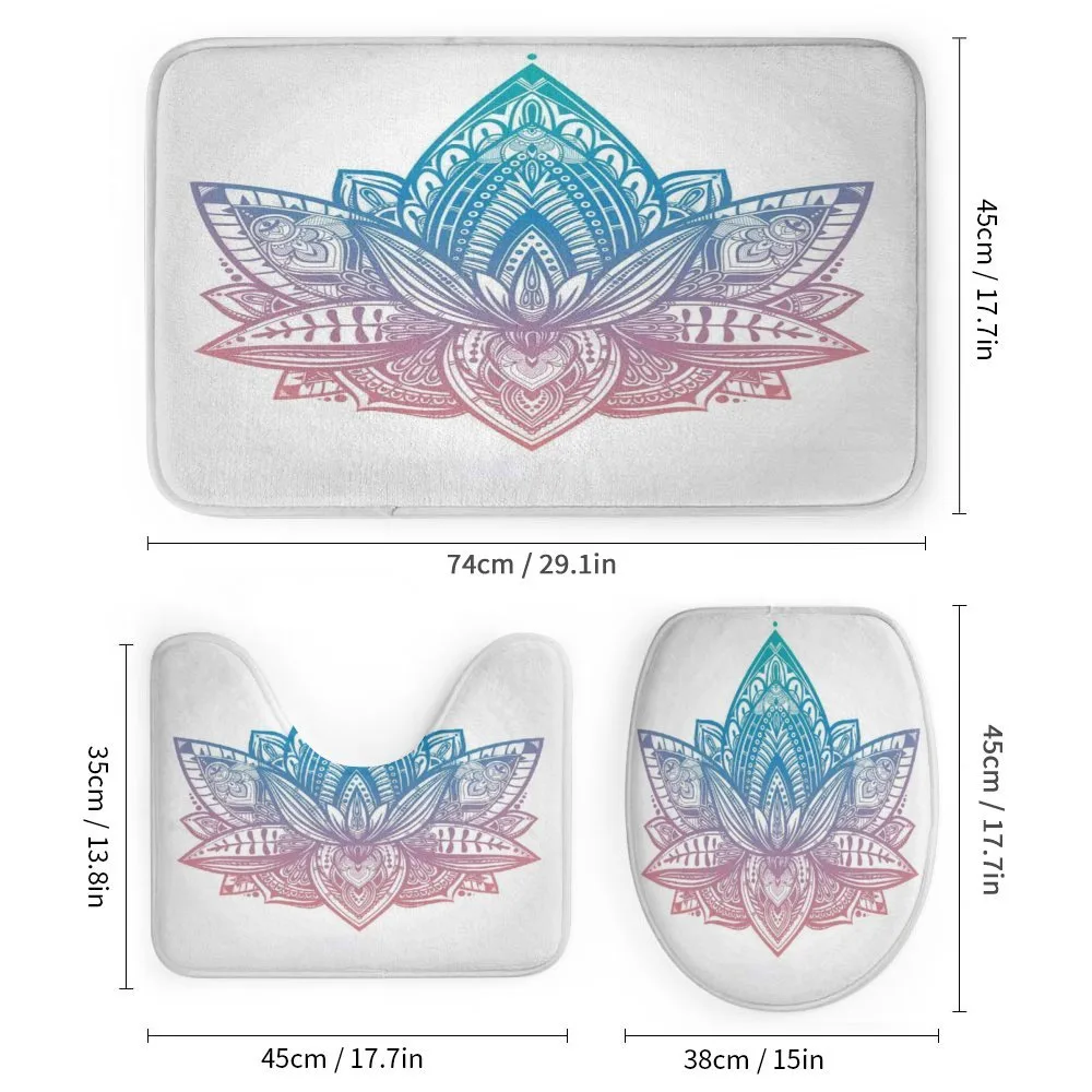 Tribal Boho Lotus Flower — Detail 1