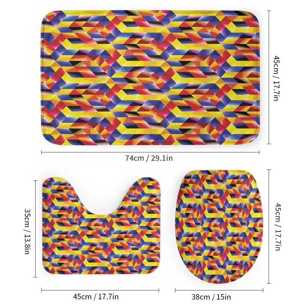 Vibrant Mosaic Forms — Detail 1