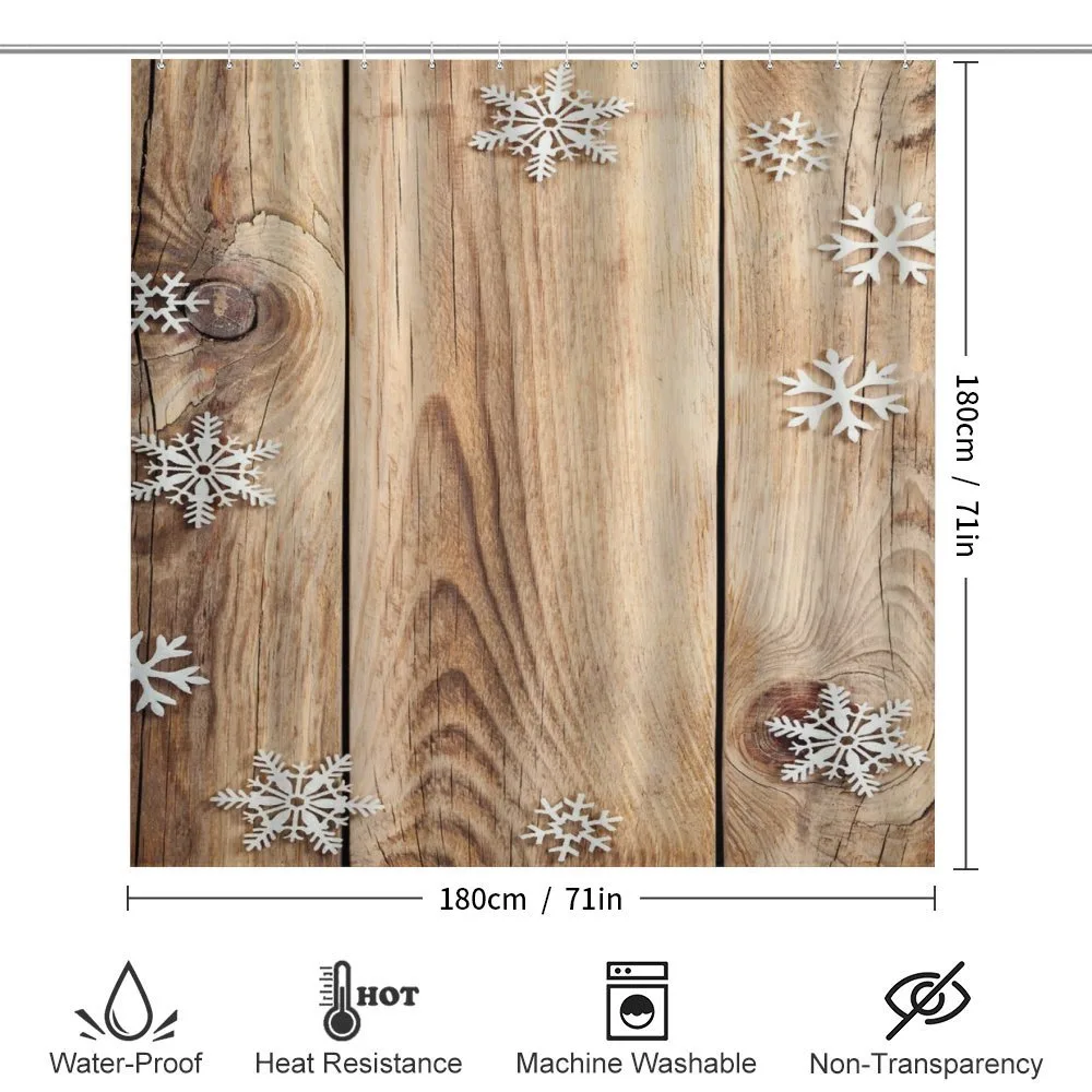 Wood Plank Snowflakes — Detail 2