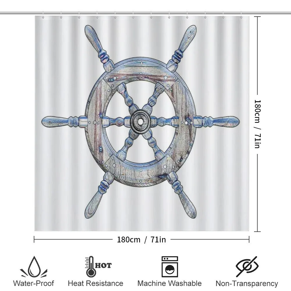Wooden Ship Wheel — Detail 2