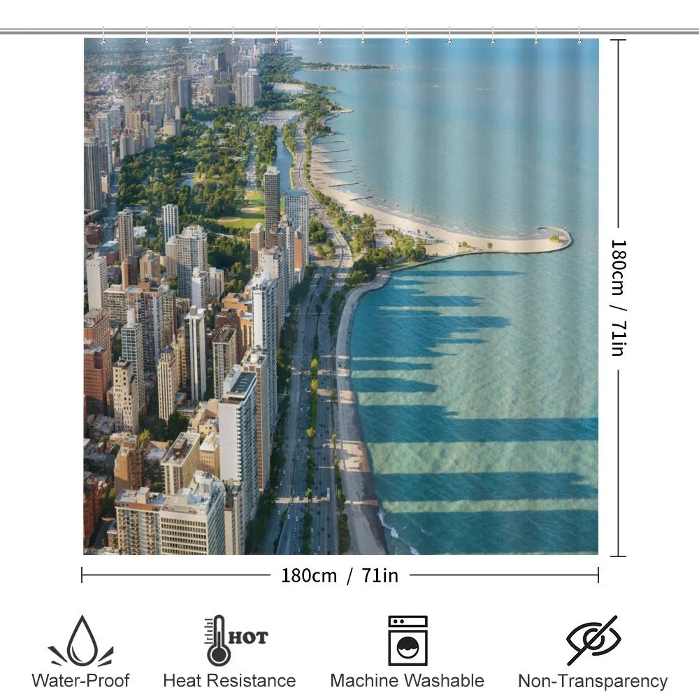 Aerial Vista Chicago City — Detail 2