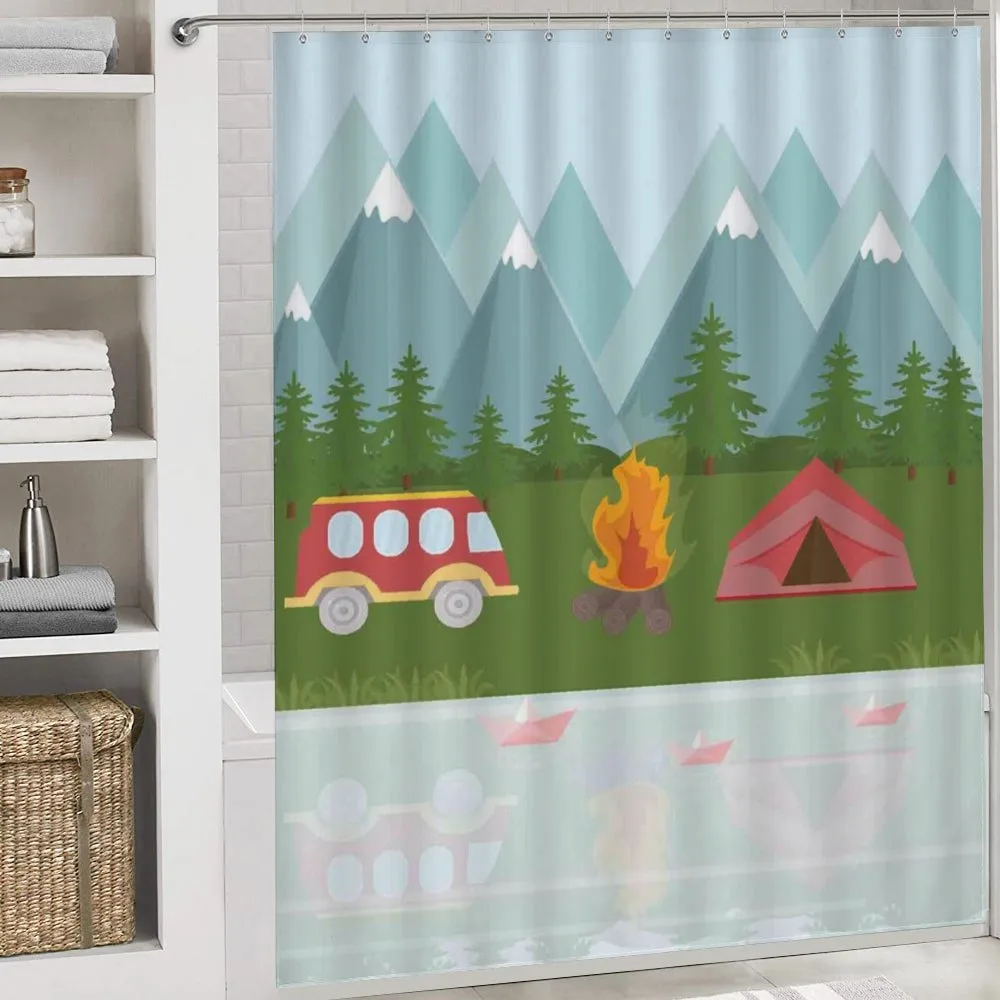 Cartoon Caravan Tent — Detail 4