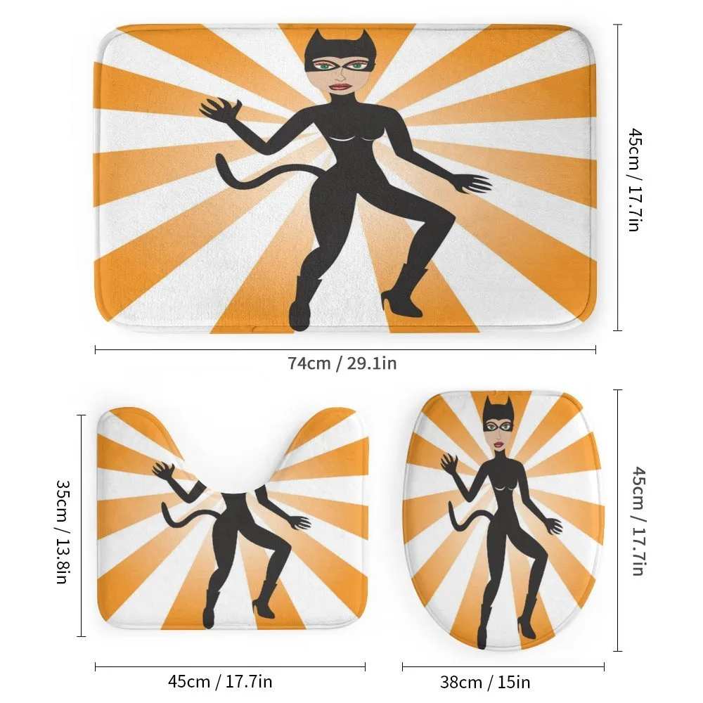 Cat Woman in Costume Rays — Detail 1