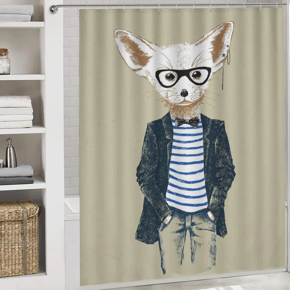 Cool Fennec with Earrings — Detail 4