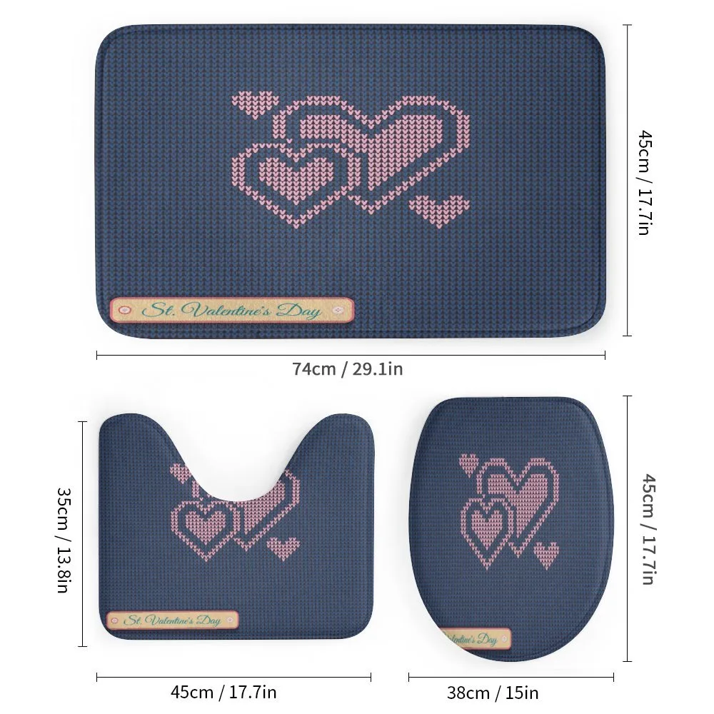 Digital Knit Hearts — Detail 1