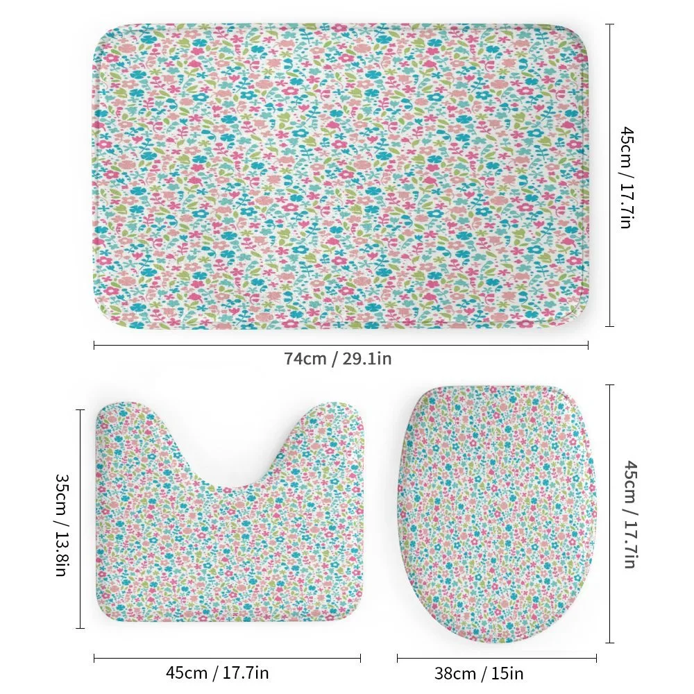 Floral Pattern Polka Dots — Detail 1