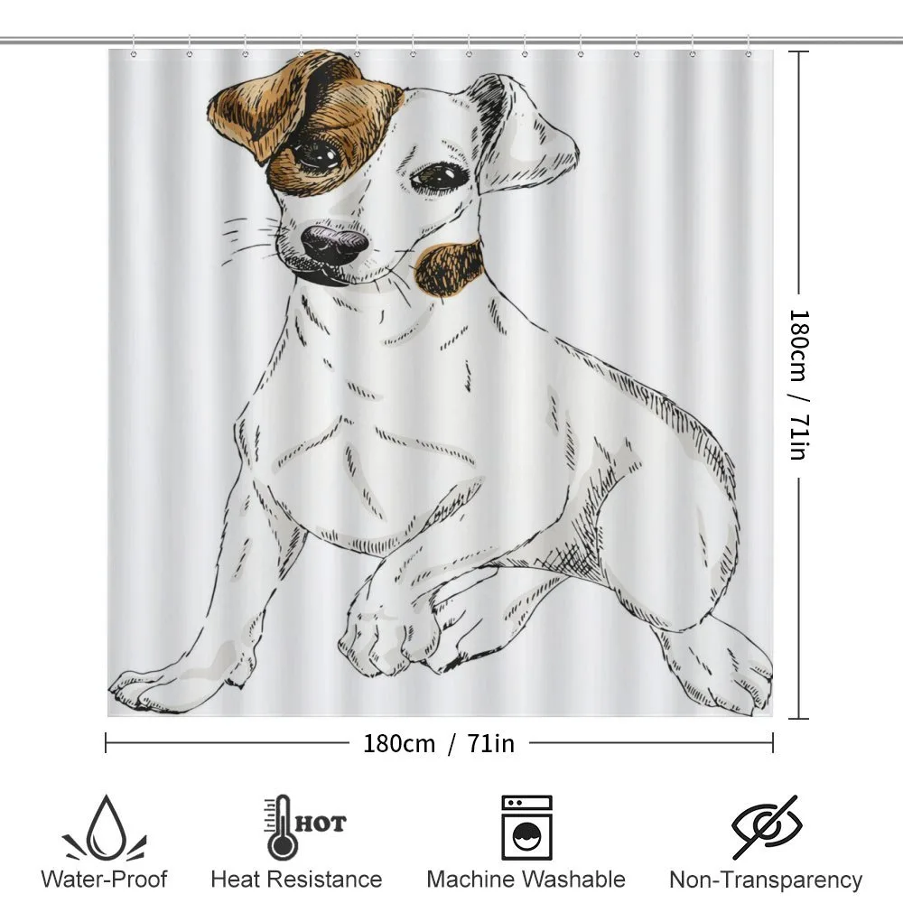 Graphic Puppy Portrait — Detail 2