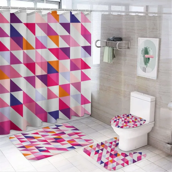 Hipster Retro on a shower curtain