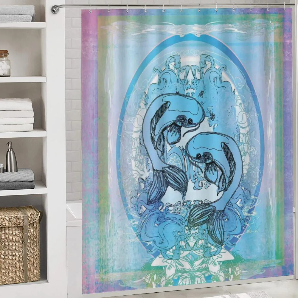 Japanese Koi on Sea Blue — Detail 4