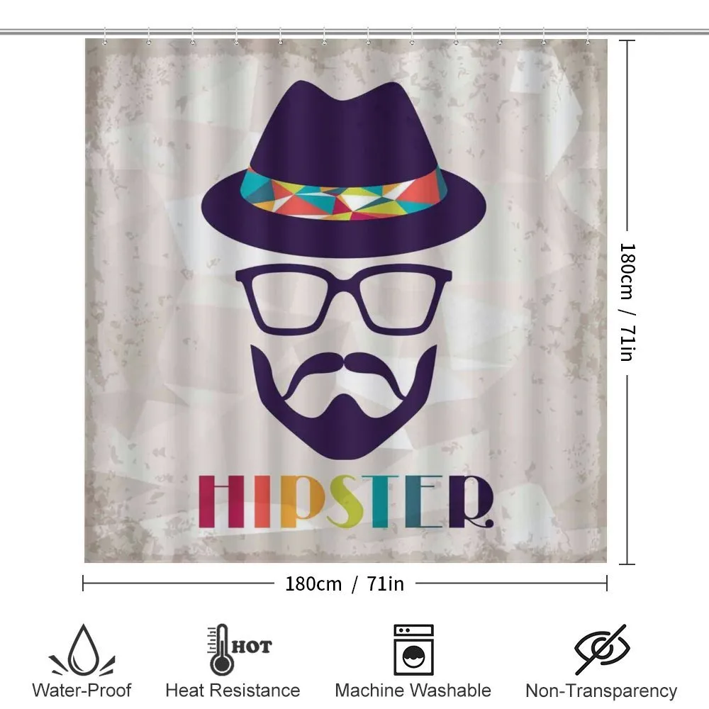 Man Hat Glasses Beard — Detail 2