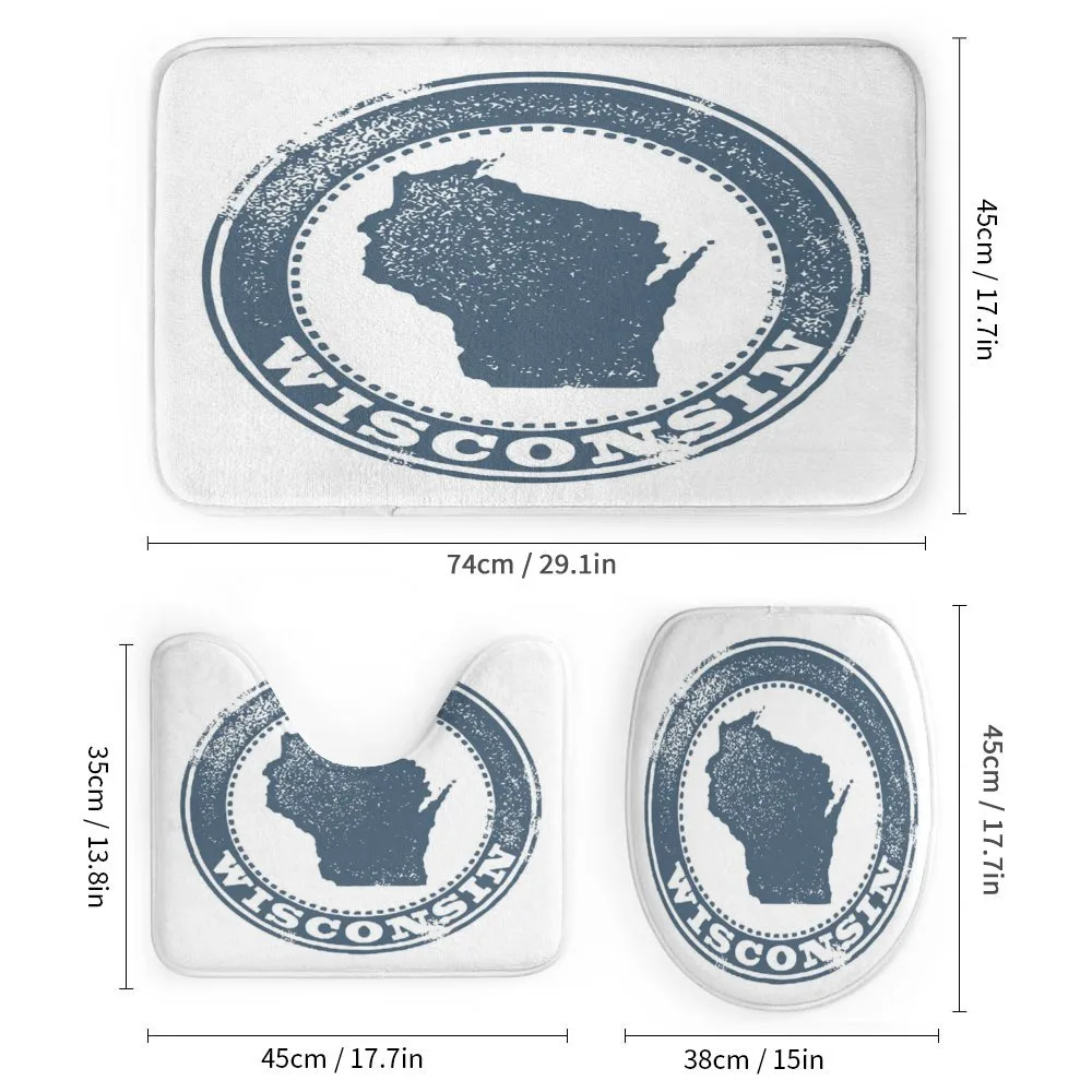 Map Retro Grunge Stamp — Detail 1
