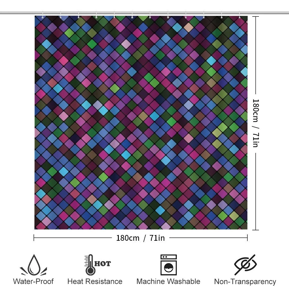 Mosaic Pixel Pattern — Detail 2