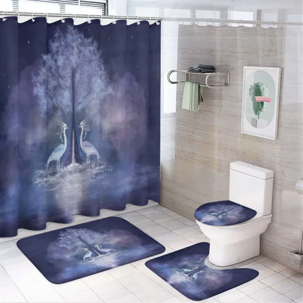 Mythical Dreamy Creature on a shower curtain