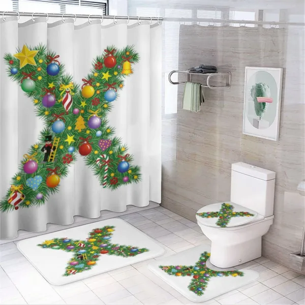 Tradition Celebration on a shower curtain