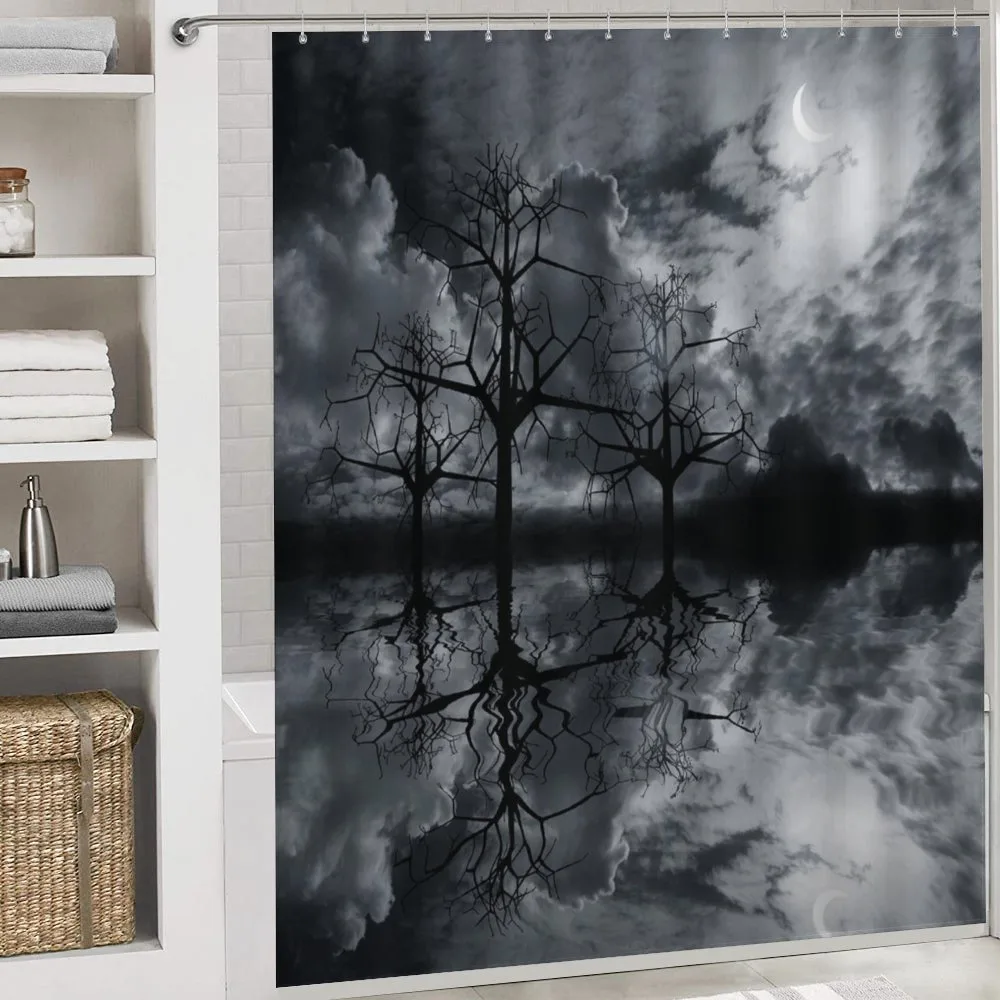 Trees Night Sky Cloud — Detail 4