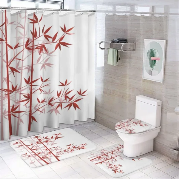 Bamboo Asian Nature on a shower curtain