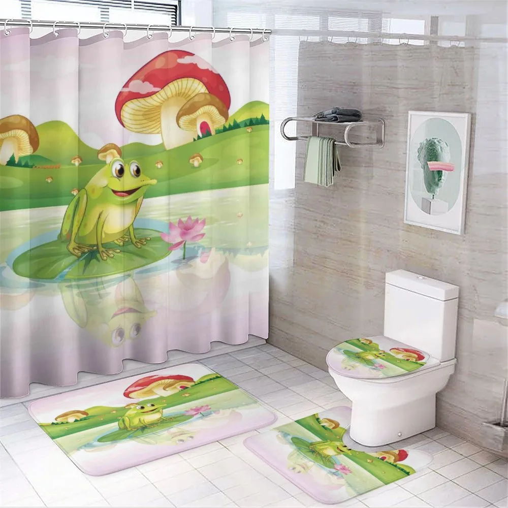 Frog on Water Lily Art — Your design