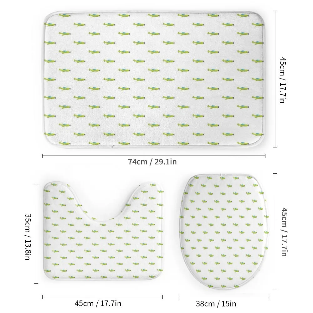 Green Cartoon Planes — Detail 1