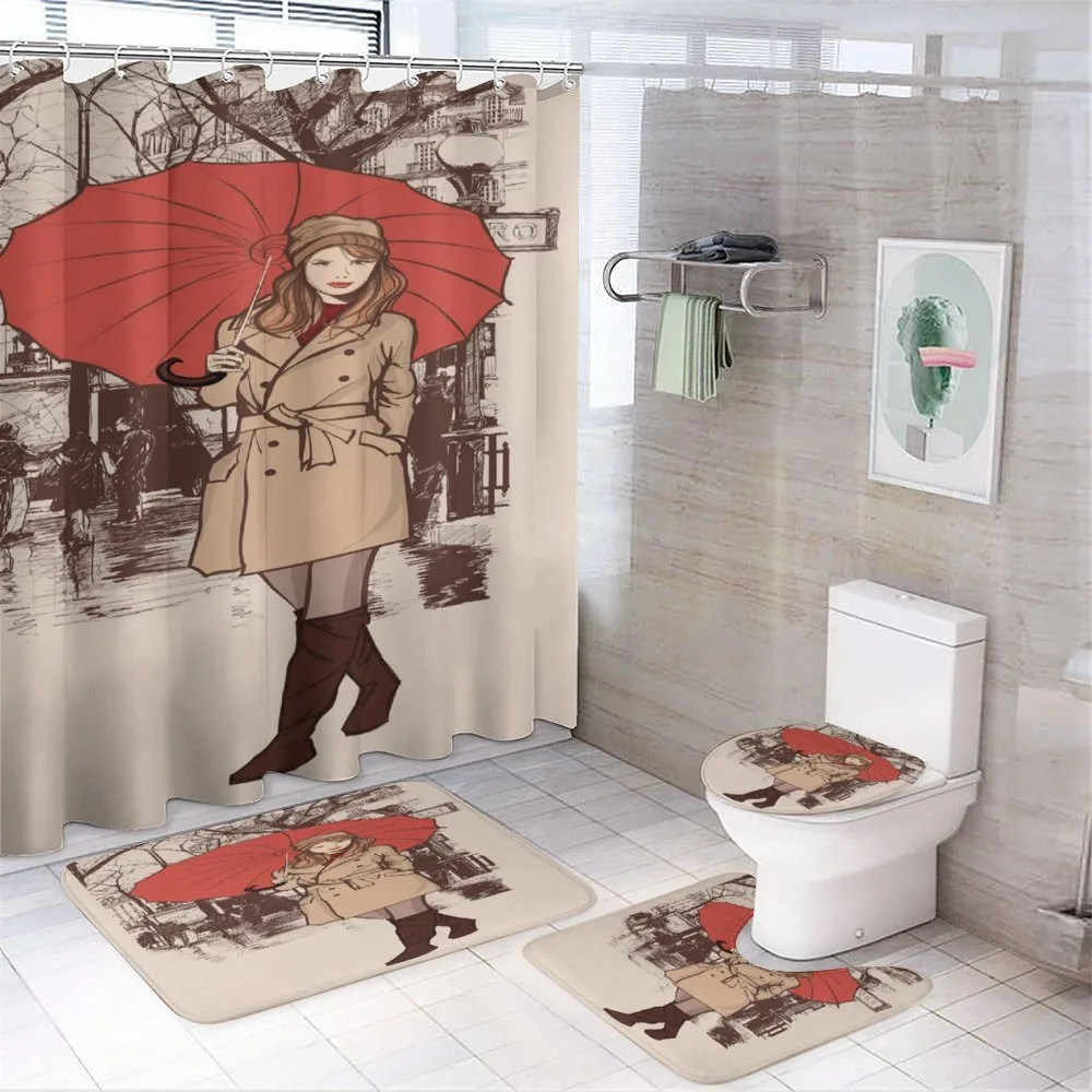 Lady Walking in Paris — Your design