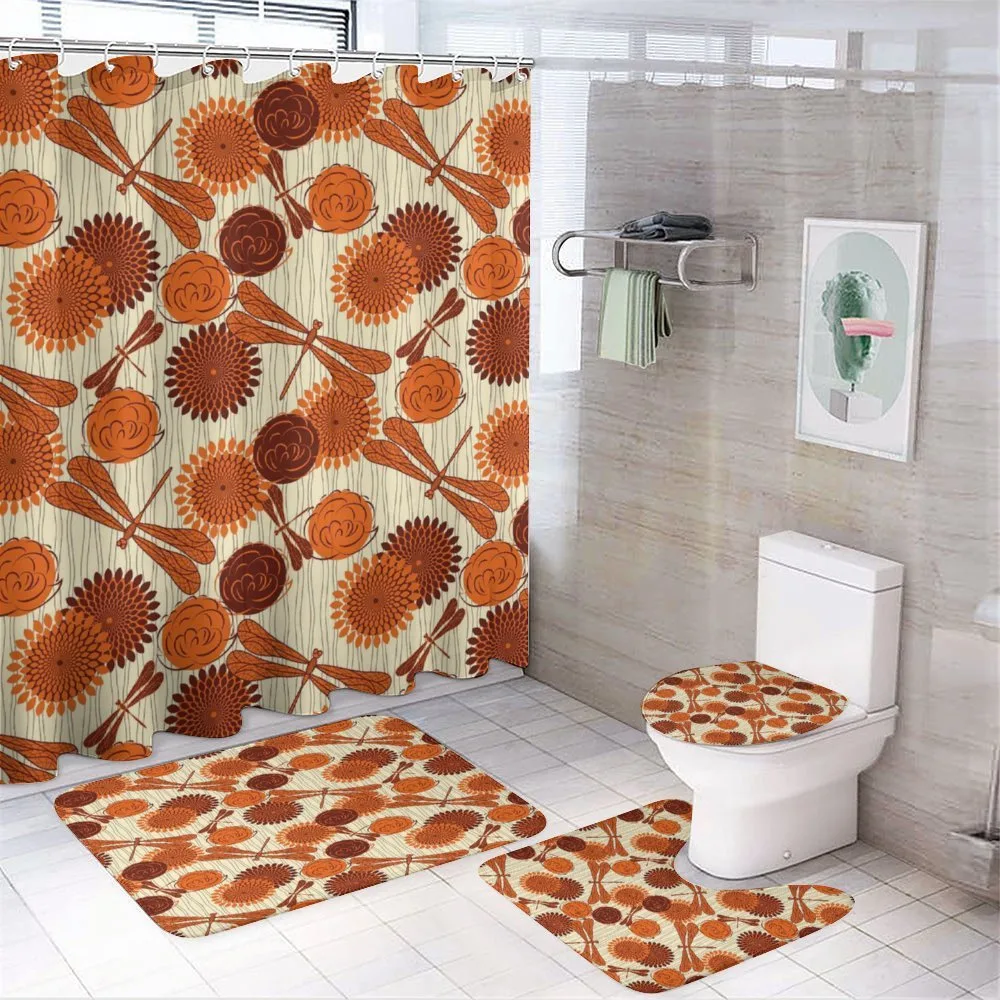 Orange Flowers Dragonfly — Your design