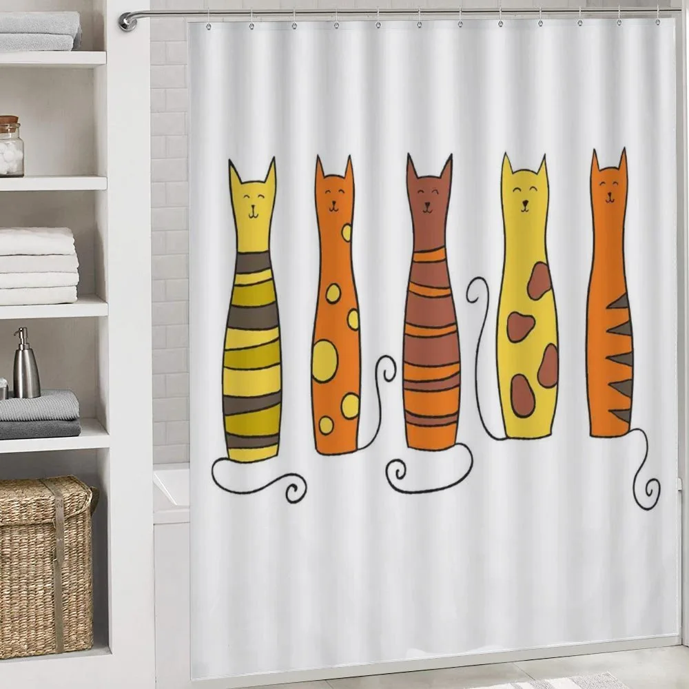 Smiling Cats Cartoon Domestic — Detail 4
