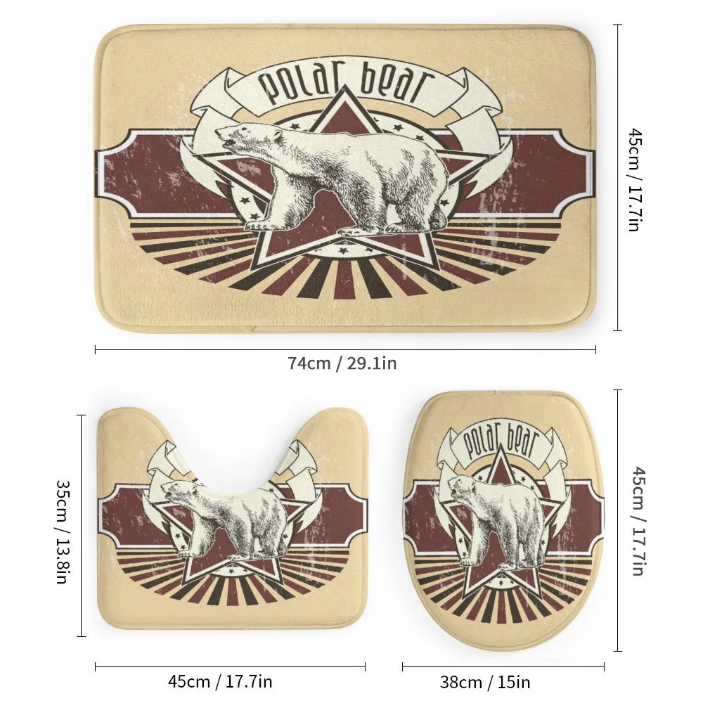Vintage Retro Polar Bear — Detail 1