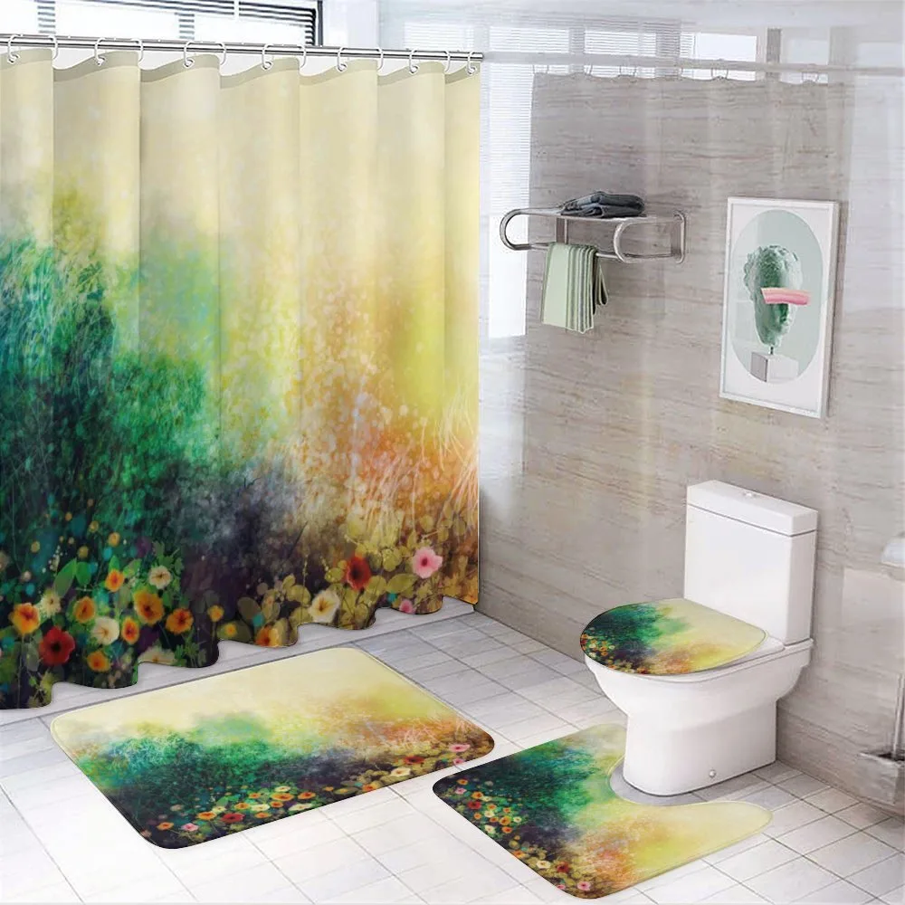 Wild Flowers on Meadow — Your design