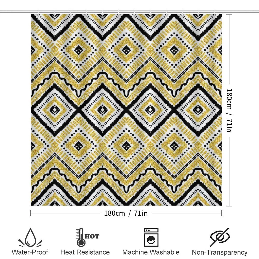 Chevron Waves Tribal — Detail 2