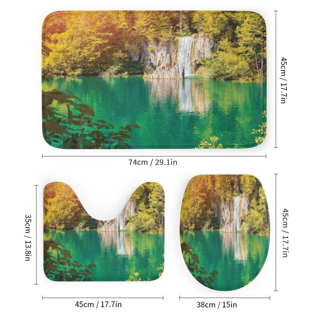 Colorful Forest and Lake — Detail 1