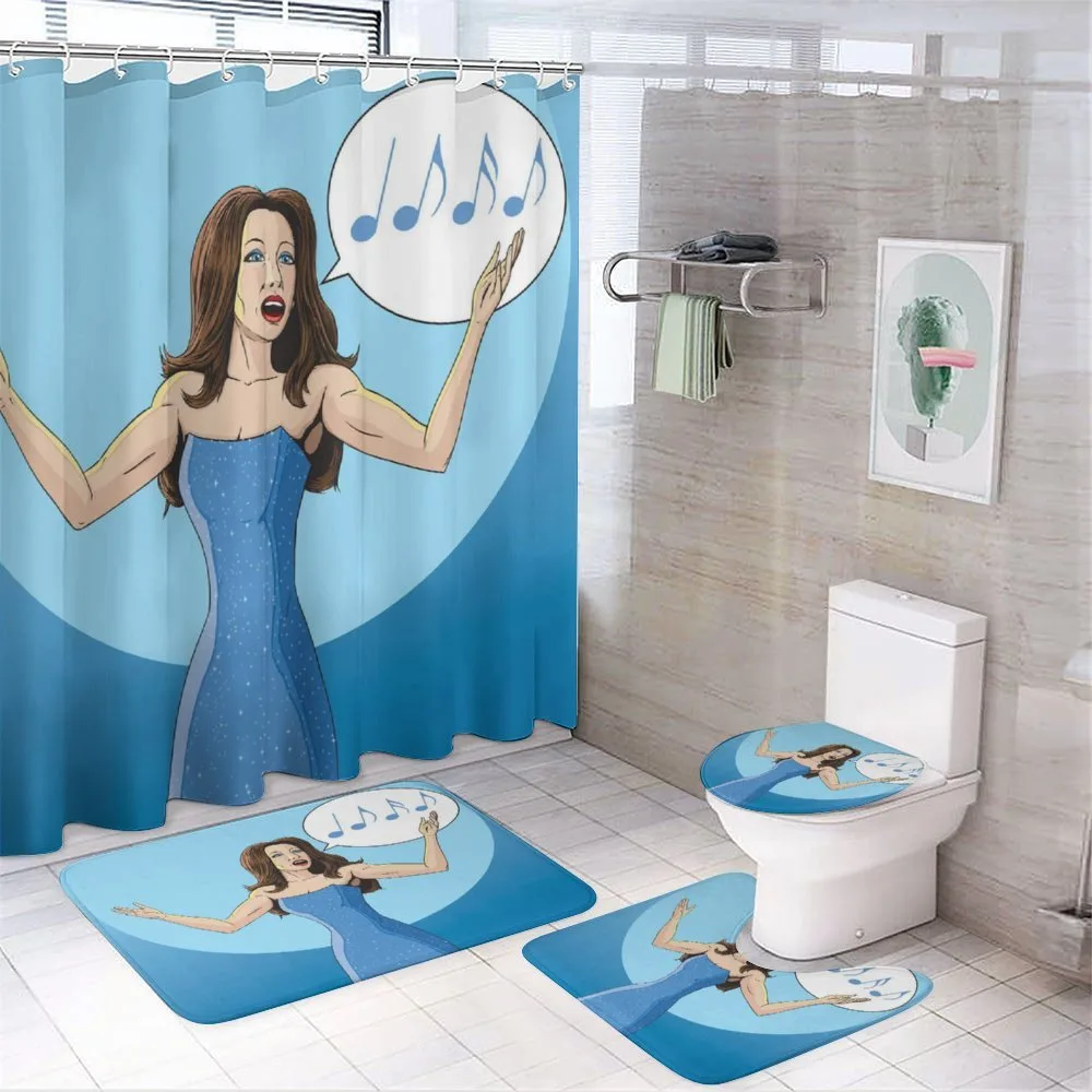 Comic Book Art Singing Woman — Your design