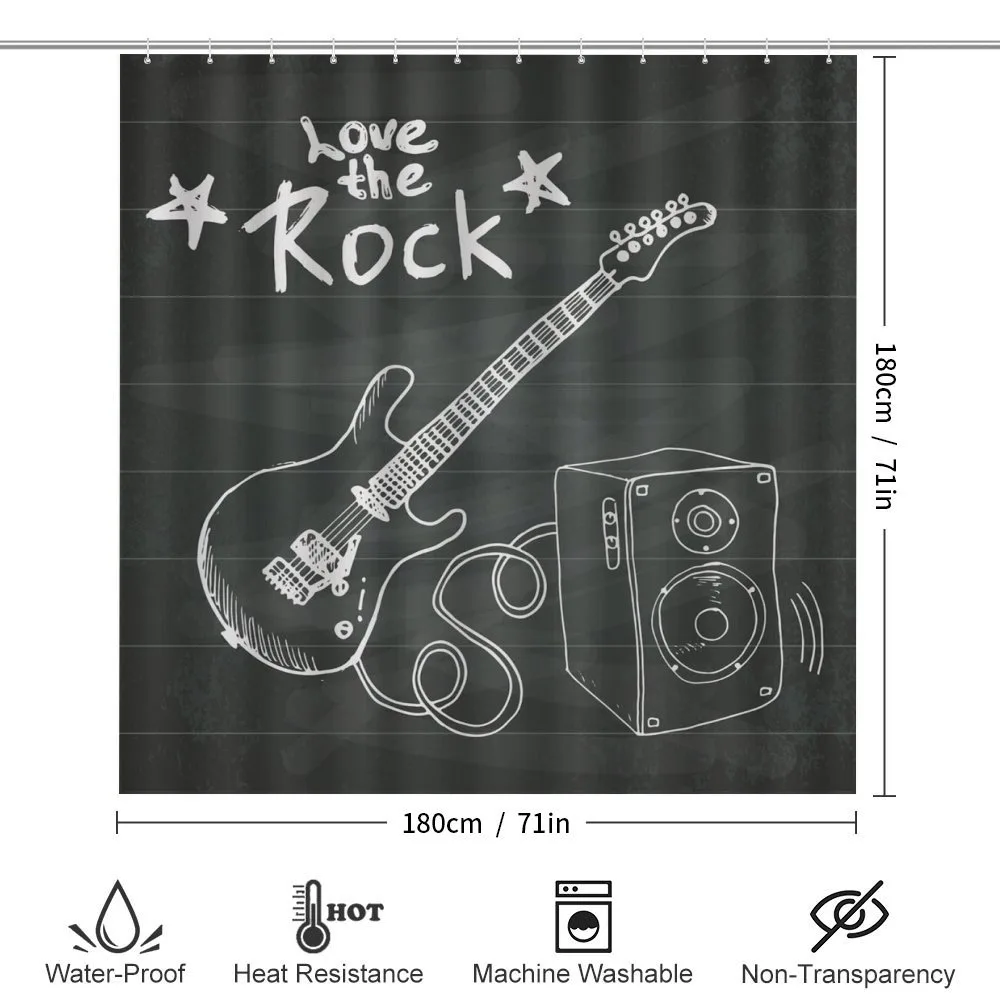 Love Rock Music Sketch — Detail 2