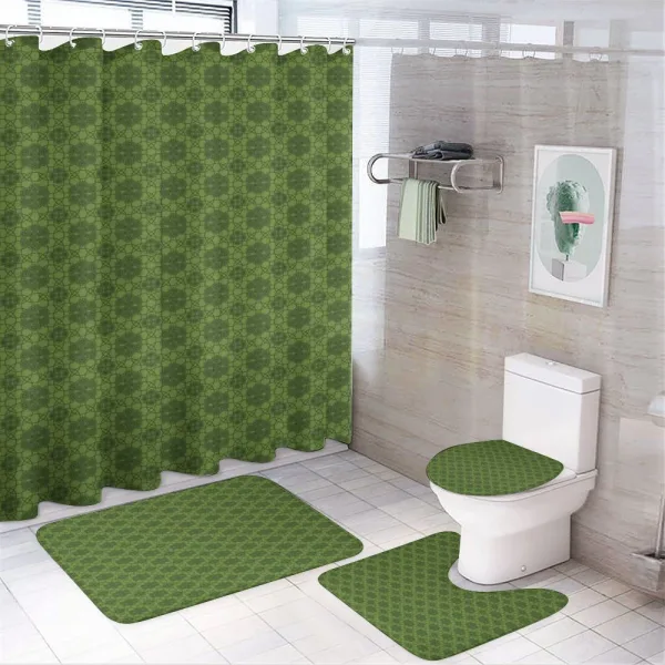 Mandala Geometrical Floral on a shower curtain