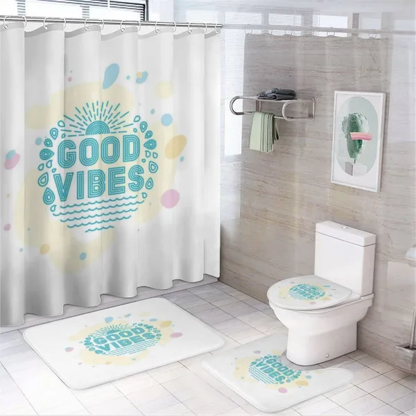 Ocean Summer Beach on a shower curtain