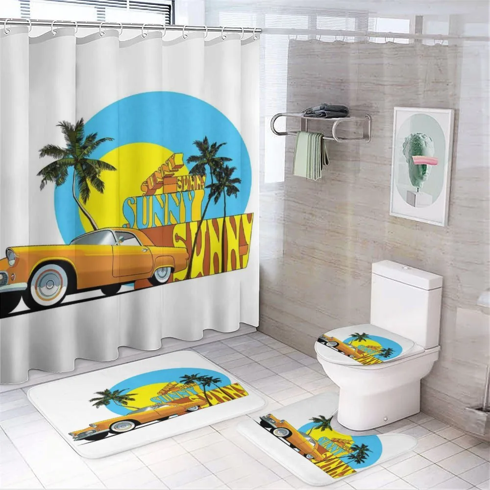 Vintage Car in City Miami — Your design