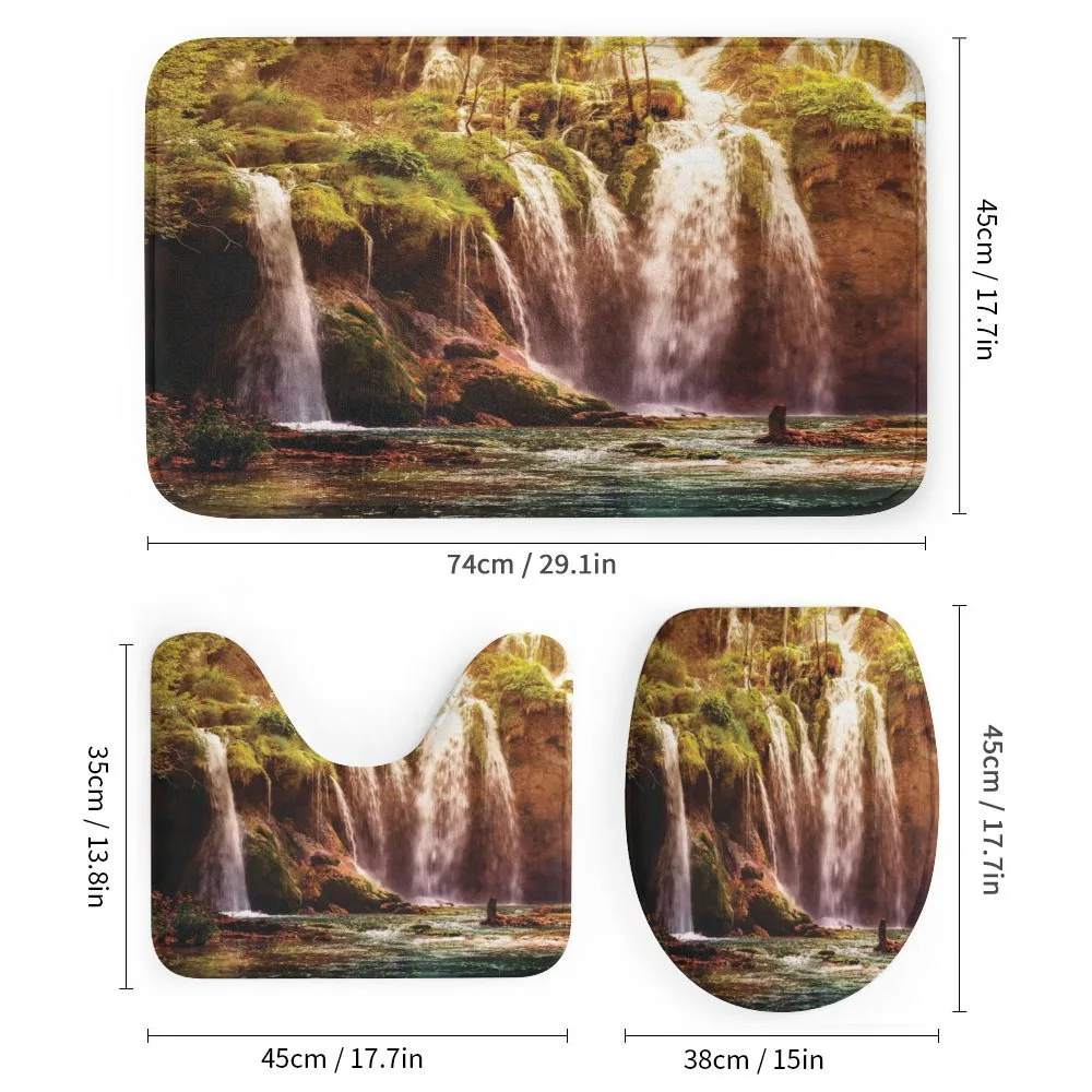 Waterfall Forest Trees — Detail 1