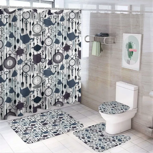 Antique Victorian on a shower curtain