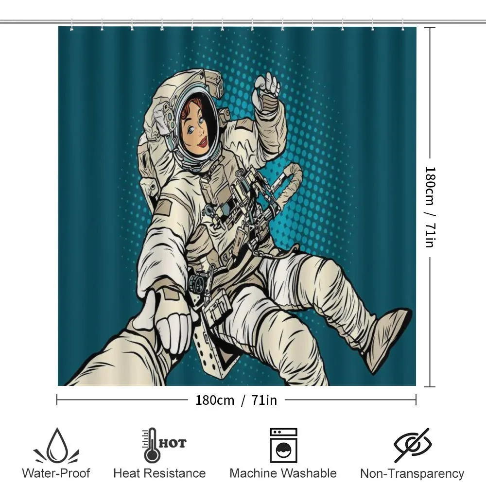 Astronaut Love in Space — Detail 2