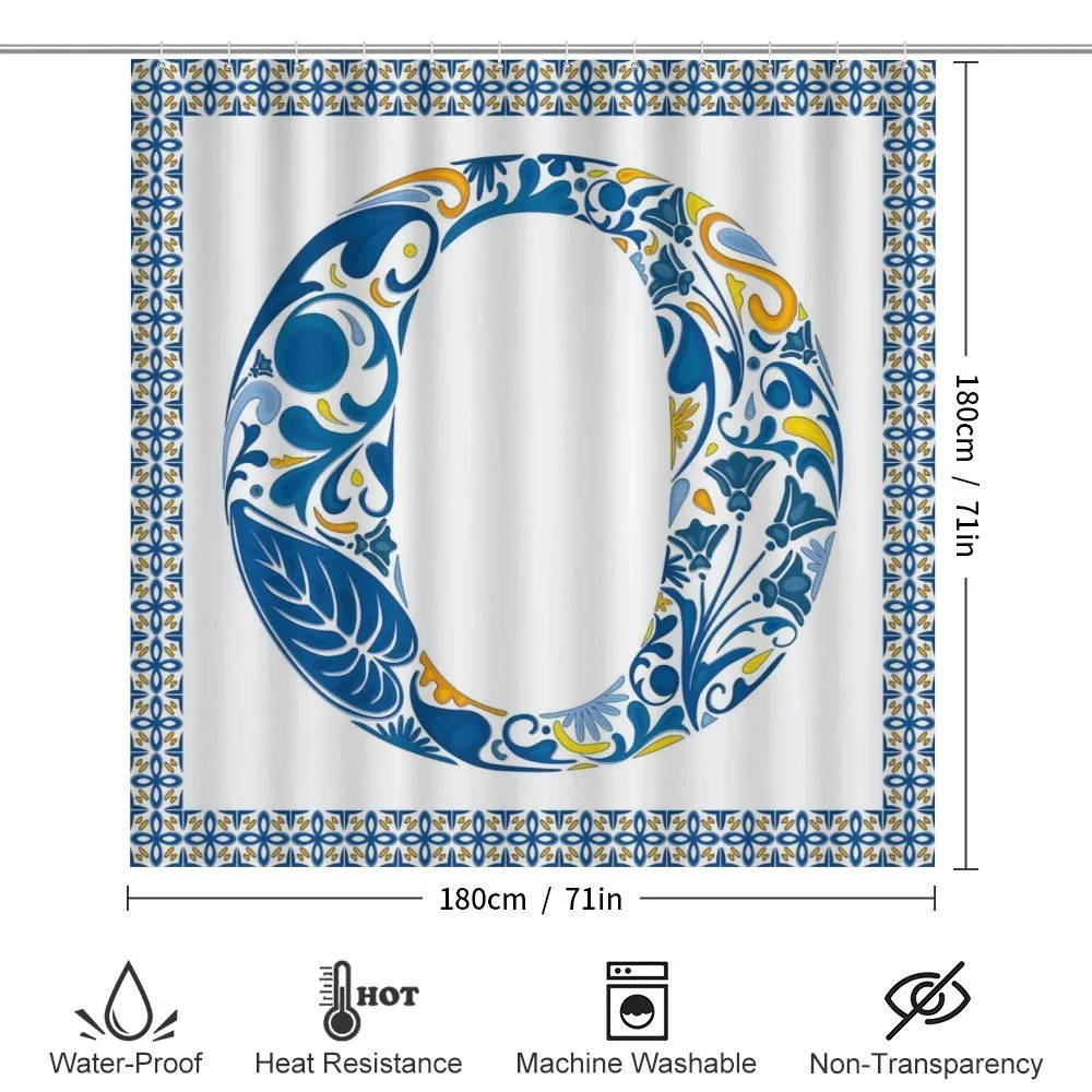 Blue Capital Letter — Detail 2