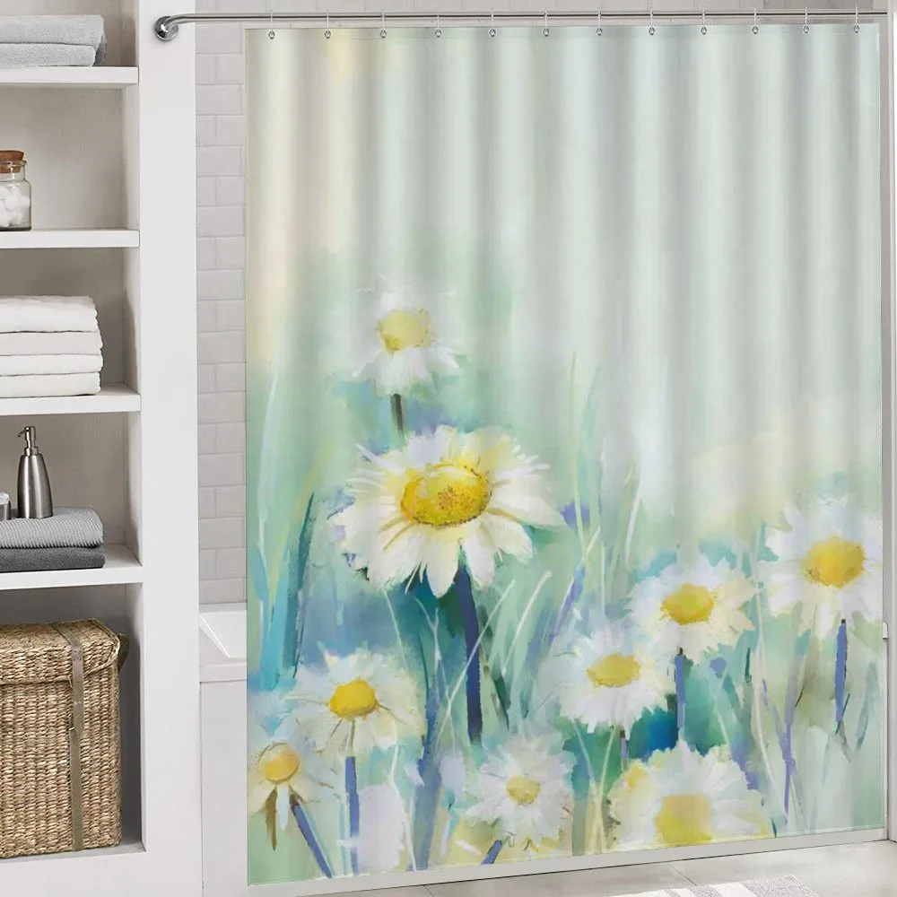 Daisy Flower Field Art — Detail 4